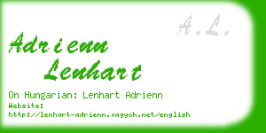 adrienn lenhart business card
